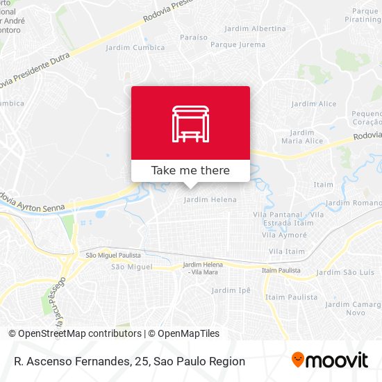 R. Ascenso Fernandes, 25 map