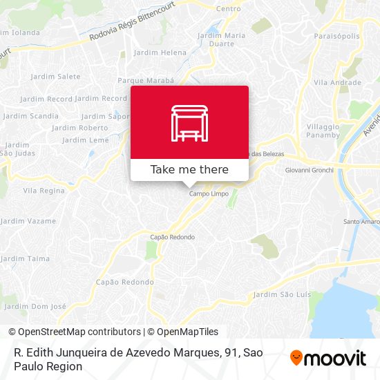 R. Edith Junqueira de Azevedo Marques, 91 map