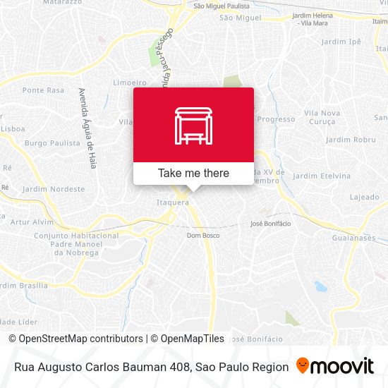 Rua Augusto Carlos Bauman 408 map