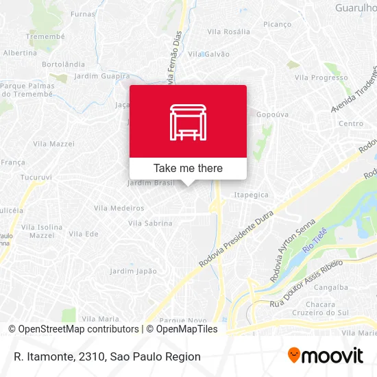 R. Itamonte, 2310 map