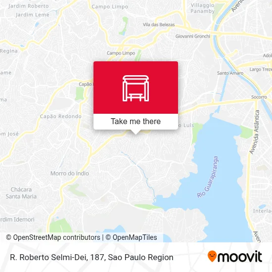 R. Roberto Selmi-Dei, 187 map