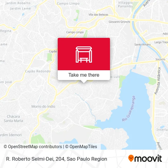 R. Roberto Selmi-Dei, 204 map