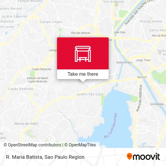 R. Maria Batista map