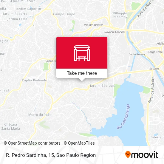 R. Pedro Sardinha, 15 map