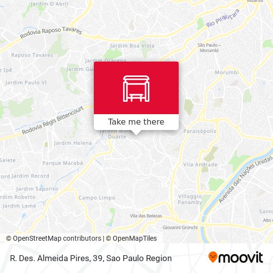 R. Des. Almeida Pires, 39 map