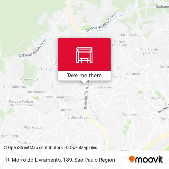 R. Morro do Livramento, 189 map