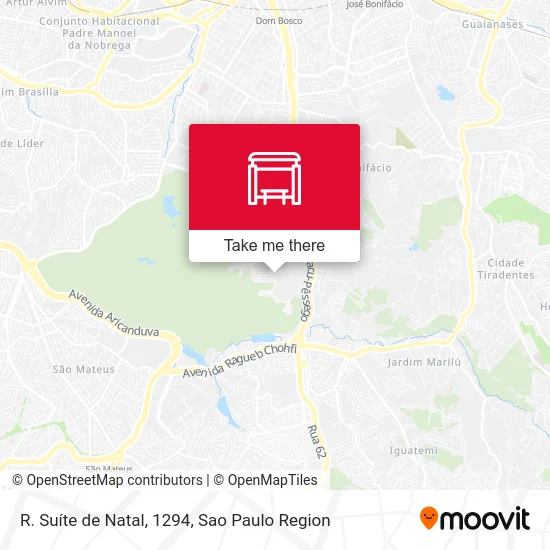 R. Suíte de Natal, 1294 map