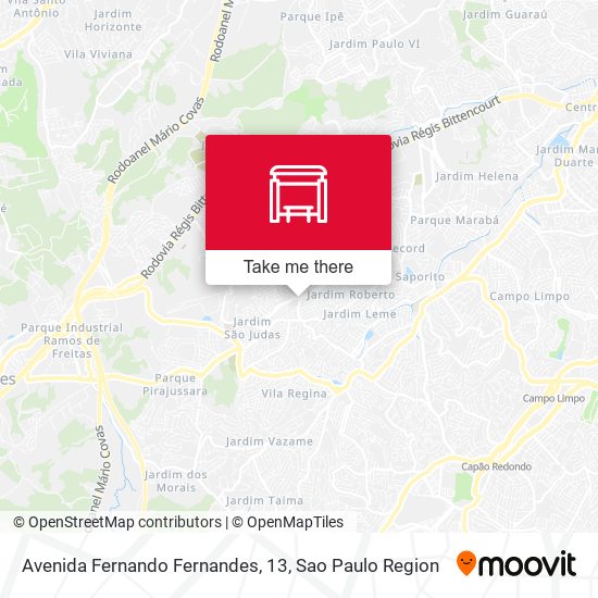 Avenida Fernando Fernandes, 13 map