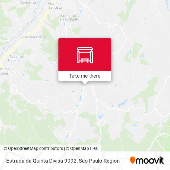 Estrada da Quinta Divisa 9092 map