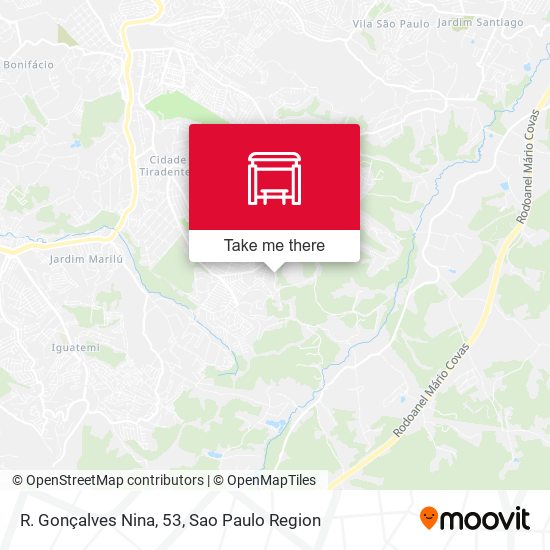 R. Gonçalves Nina, 53 map
