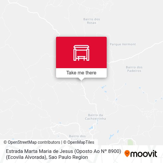 Estrada Marta Maria de Jesus (Oposto Ao Nº 8900) (Ecovila Alvorada) map