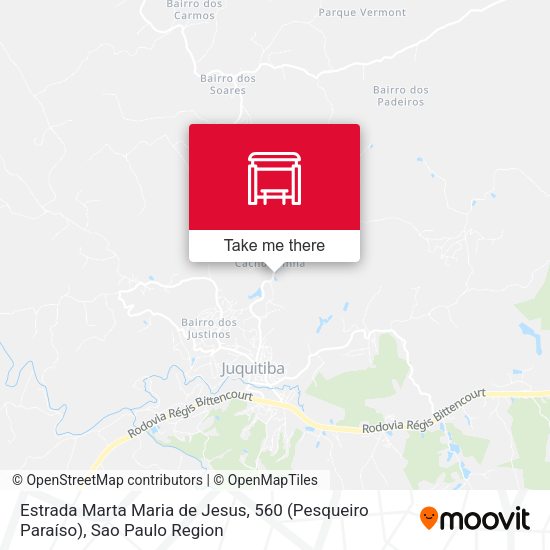 Estrada Marta Maria de Jesus, 560 (Pesqueiro Paraíso) map