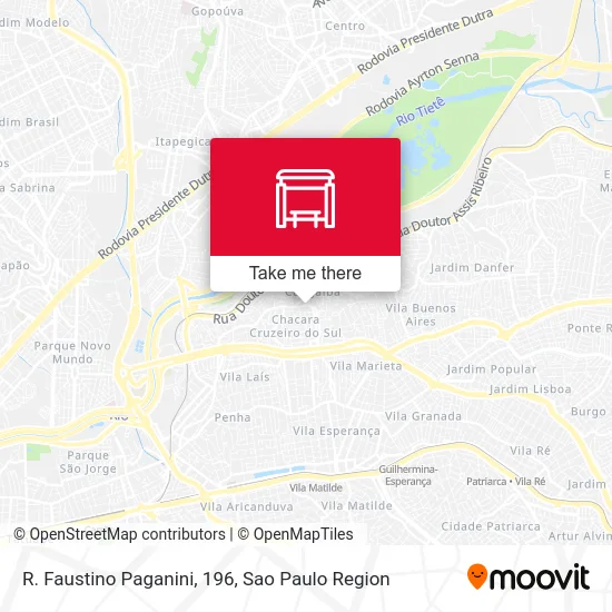 R. Faustino Paganini, 196 map