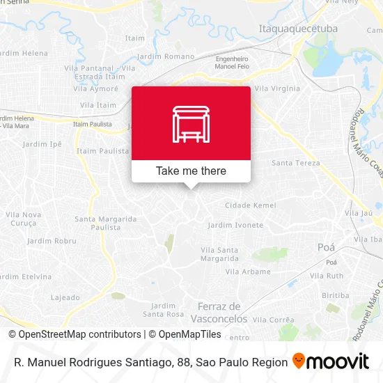 R. Manuel Rodrigues Santiago, 88 map