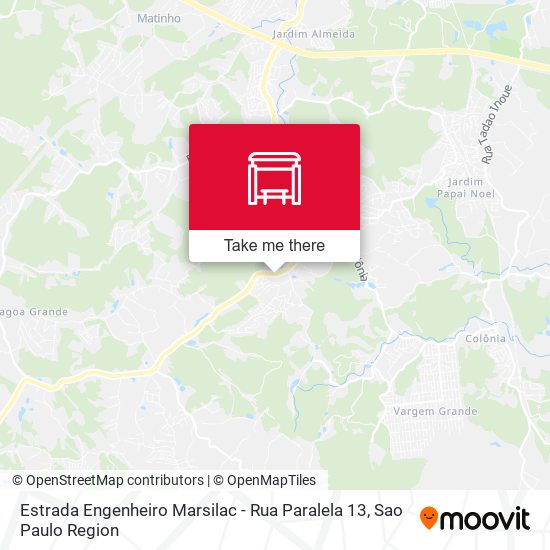 Estrada Engenheiro Marsilac - Rua Paralela 13 map
