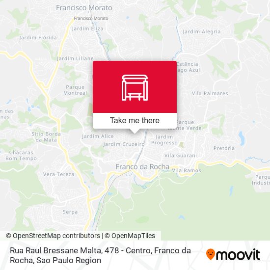 Rua Raul Bressane Malta, 478 - Centro, Franco da Rocha map