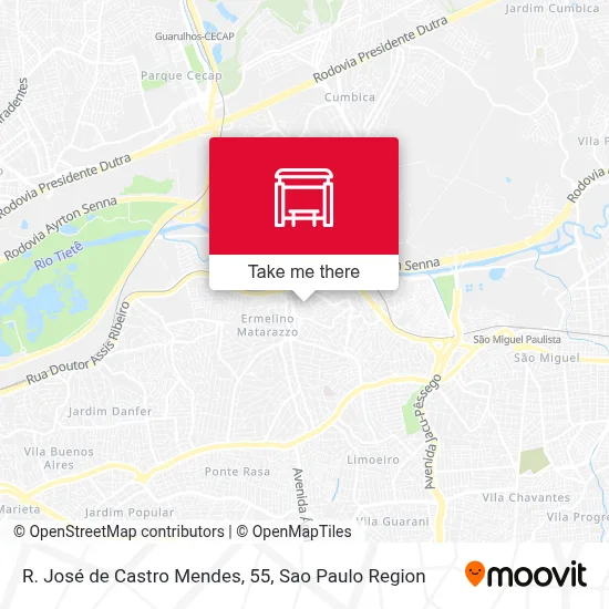 R. José de Castro Mendes, 55 map