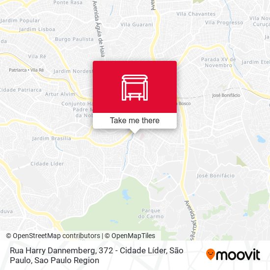 Rua Harry Dannemberg, 372 - Cidade Líder, São Paulo map