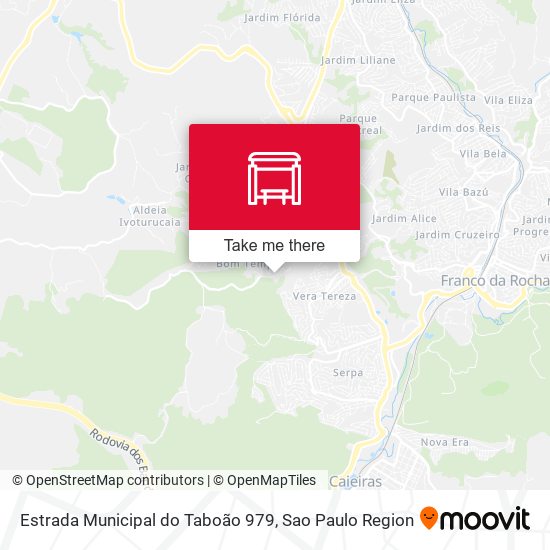 Estrada Municipal do Taboão 979 map