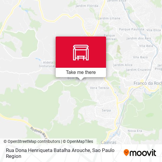 Rua Dona Henriqueta Batalha Arouche map