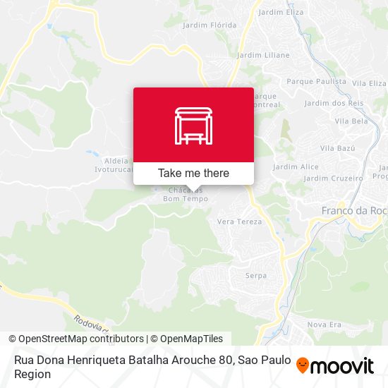 Rua Dona Henriqueta Batalha Arouche 80 map