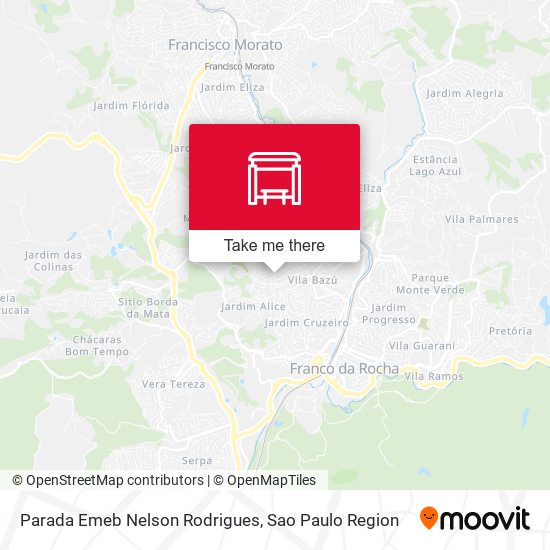 Parada Emeb Nelson Rodrigues map