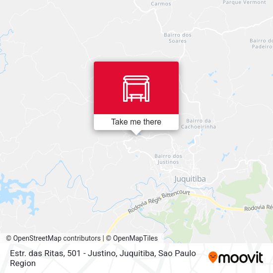 Estr. das Ritas, 501 - Justino, Juquitiba map