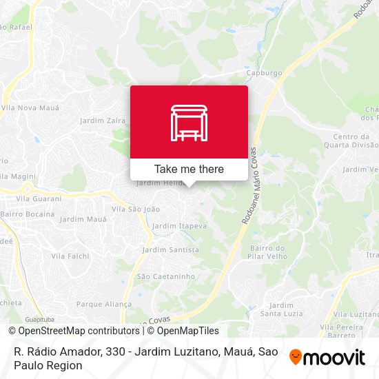 R. Rádio Amador, 330 - Jardim Luzitano, Mauá map