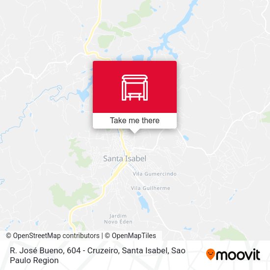 R. José Bueno, 604 - Cruzeiro, Santa Isabel map