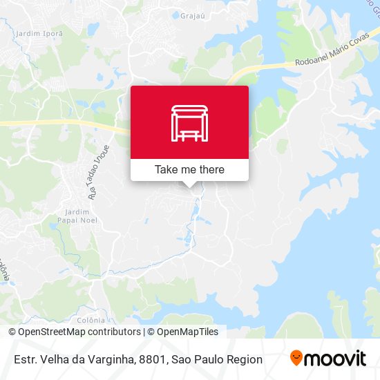 Estr. Velha da Varginha, 8801 map