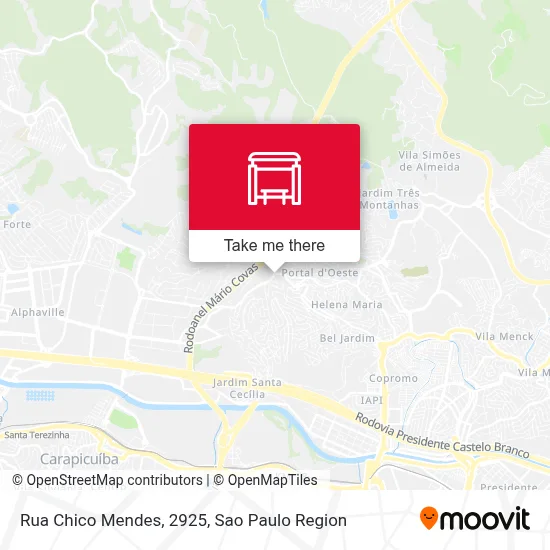 Rua Chico Mendes, 2925 map