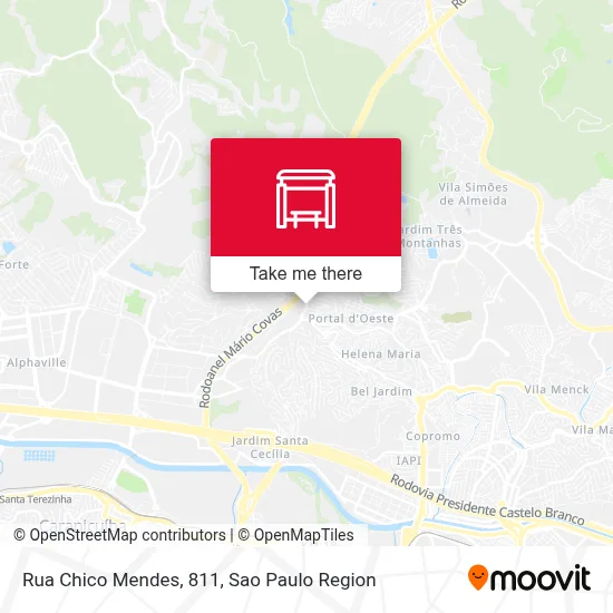 Rua Chico Mendes, 811 map