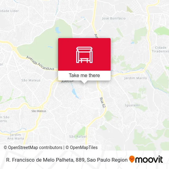 R. Francisco de Melo Palheta, 889 map