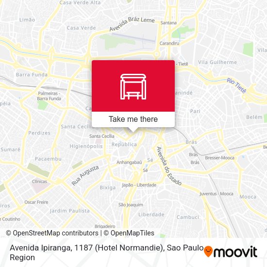 Avenida Ipiranga, 1187 (Hotel Normandie) map
