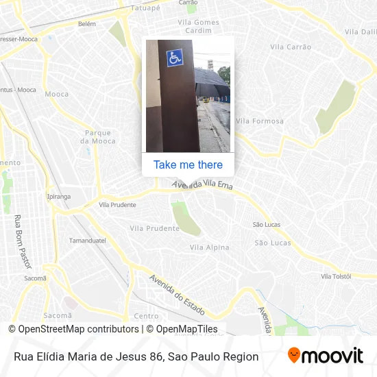 Rua Elídia Maria de Jesus 86 map