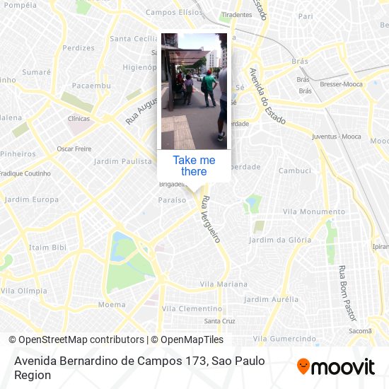 Avenida Bernardino de Campos 173 map