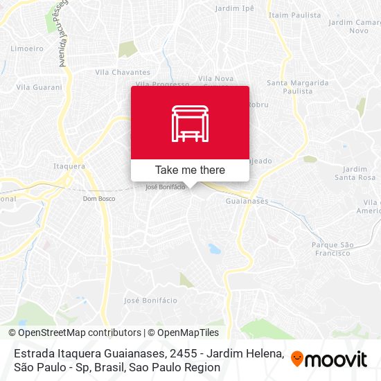 Mapa Estrada Itaquera Guaianases, 2455 - Jardim Helena, São Paulo - Sp, Brasil