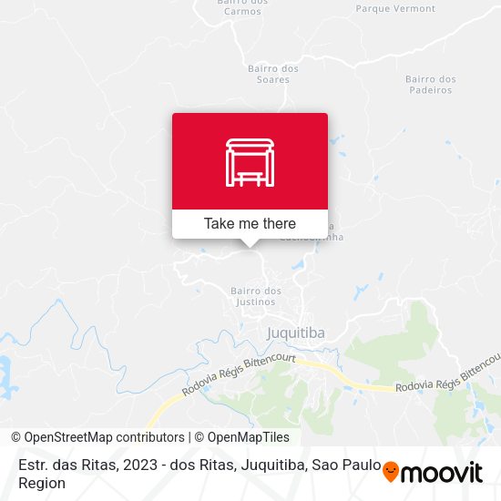 Estr. das Ritas, 2023 - dos Ritas, Juquitiba map