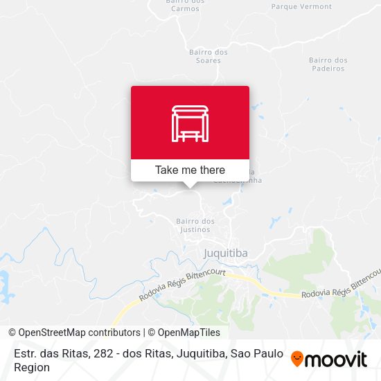 Estr. das Ritas, 282 - dos Ritas, Juquitiba map