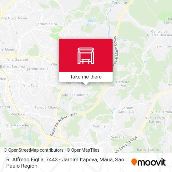 R. Alfredo Figlia, 7443 - Jardim Itapeva, Mauá map