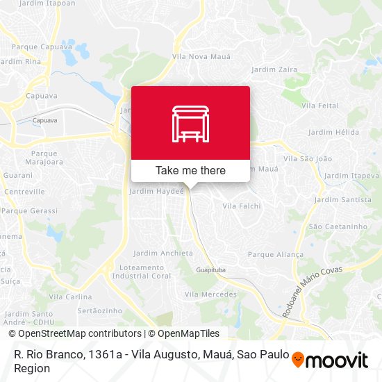 R. Rio Branco, 1361a - Vila Augusto, Mauá map