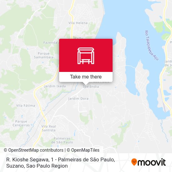 R. Kioshe Segawa, 1 - Palmeiras de São Paulo, Suzano map