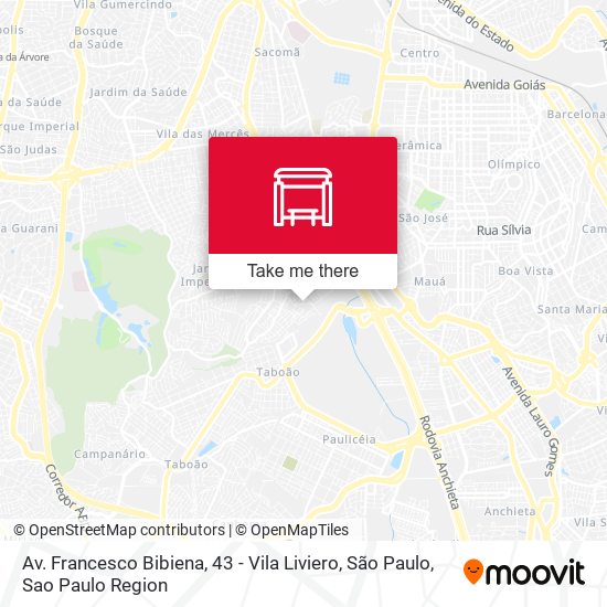 Av. Francesco Bibiena, 43 - Vila Liviero, São Paulo map