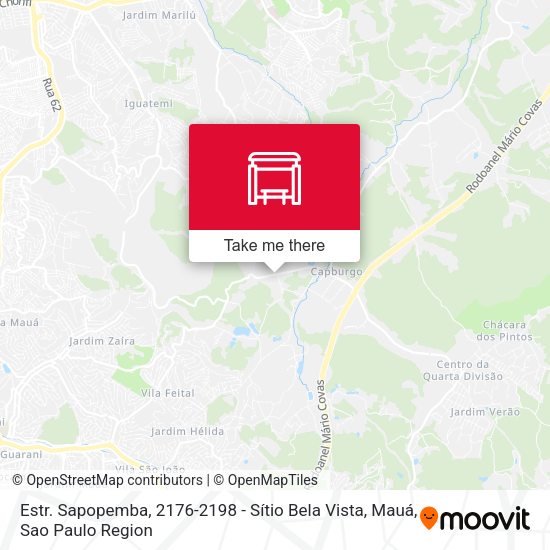Estr. Sapopemba, 2176-2198 - Sítio Bela Vista, Mauá map