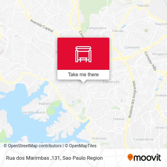 Rua dos Marimbas ,131 map