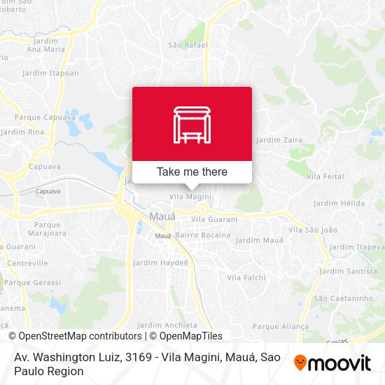 Av. Washington Luiz, 3169 - Vila Magini, Mauá map