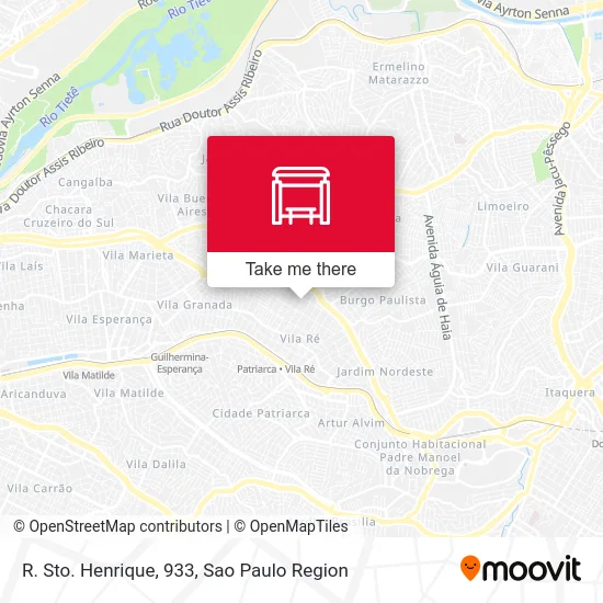 R. Sto. Henrique, 933 map