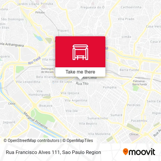 Rua Francisco Alves 111 map