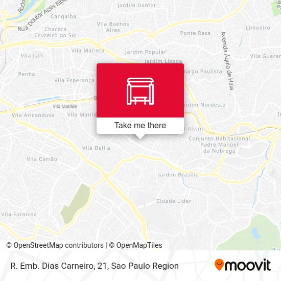 R. Emb. Dias Carneiro, 21 map