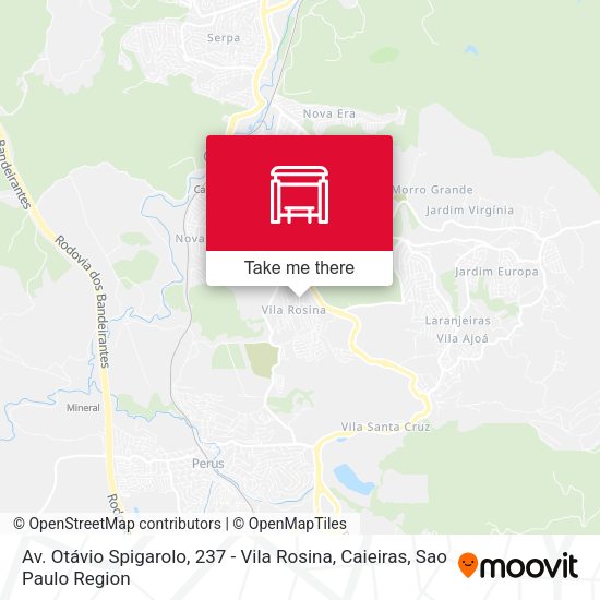 Av. Otávio Spigarolo, 237 - Vila Rosina, Caieiras map